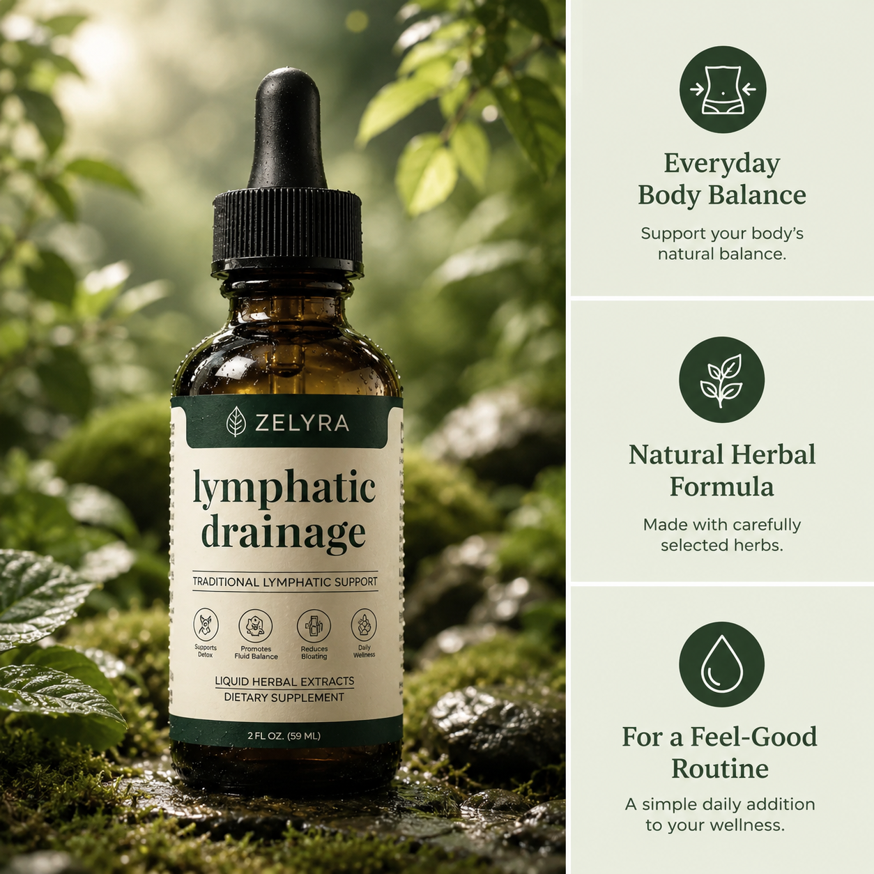 Zelyra® Advanced Lymphatic Drainage Drops