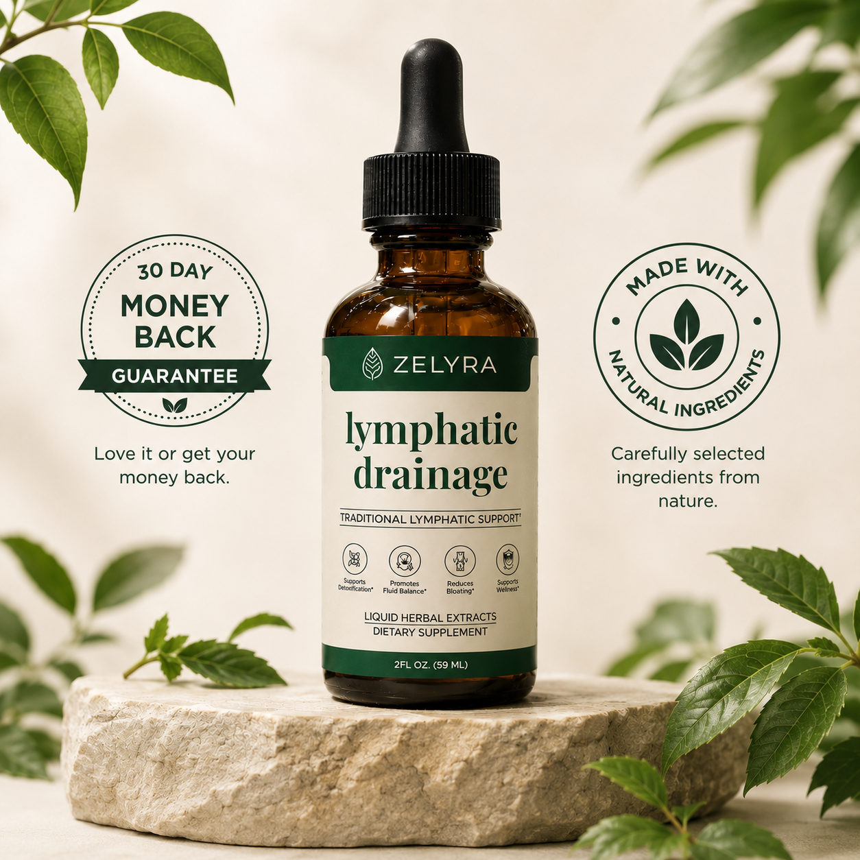 Zelyra® Advanced Lymphatic Drainage Drops